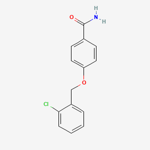 4-[(2-chlorobenzyl)oxy]benzamide