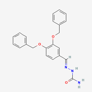 molecular formula C22H21N3O3 B5790926 3,4-bis(benzyloxy)benzaldehyde semicarbazone 