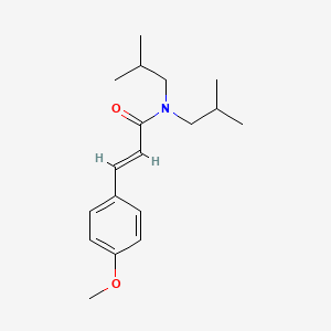 molecular formula C18H27NO2 B5790972 N,N-diisobutyl-3-(4-methoxyphenyl)acrylamide 