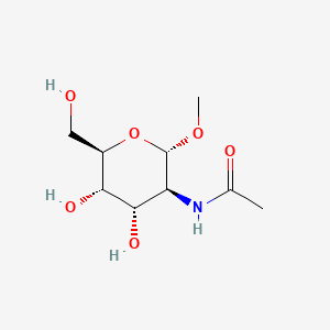 1-O-Methyl-2-acetylamino-2-deoxy-alpha-D-altropyranose