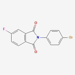 molecular formula C14H7BrFNO2 B5791024 2-(4-bromophenyl)-5-fluoro-1H-isoindole-1,3(2H)-dione 