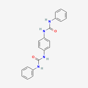 molecular formula C20H18N4O2 B5791040 N,N''-1,4-phenylenebis(N'-phenylurea) 