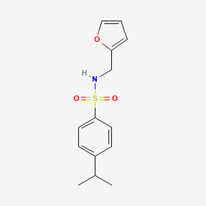 N-(2-furylmethyl)-4-isopropylbenzenesulfonamide
