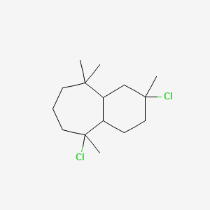 molecular formula C15H26Cl2 B579111 Himachalene dihydrochloride CAS No. 18067-37-3