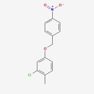 2-chloro-1-methyl-4-[(4-nitrobenzyl)oxy]benzene