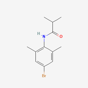 molecular formula C12H16BrNO B5791198 N-(4-bromo-2,6-dimethylphenyl)-2-methylpropanamide 