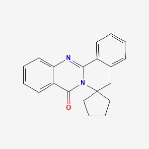 spiro[cyclopentane-1,6'-isoquino[1,2-b]quinazolin]-8'(5'H)-one