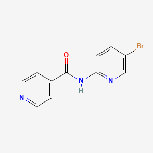 molecular formula C11H8BrN3O B5791252 N-(5-bromo-2-pyridinyl)isonicotinamide 