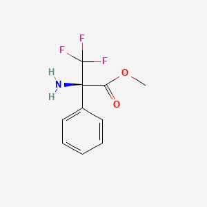 Methyl (2R)-2-amino-3,3,3-trifluoro-2-phenylpropanoate