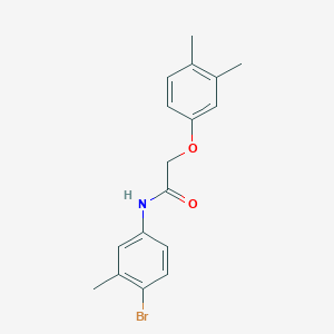 molecular formula C17H18BrNO2 B5791286 N-(4-bromo-3-methylphenyl)-2-(3,4-dimethylphenoxy)acetamide 