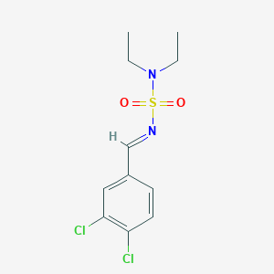 molecular formula C11H14Cl2N2O2S B5791298 N'-(3,4-dichlorobenzylidene)-N,N-diethylsulfamide 