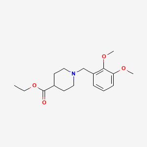 ethyl 1-(2,3-dimethoxybenzyl)-4-piperidinecarboxylate