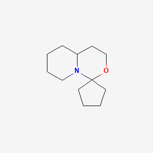 spiro[4,4a,5,6,7,8-hexahydro-3H-pyrido[1,2-c][1,3]oxazine-1,1'-cyclopentane]