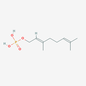 molecular formula C10H17O3P B579137 Geranyl phosphate CAS No. 16750-99-5