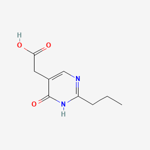 (6-Oxo-2-propyl-1,6-dihydropyrimidin-5-yl)acetic acid
