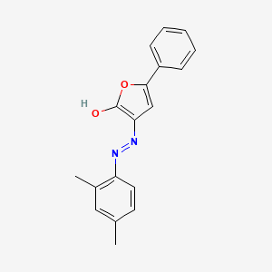 molecular formula C18H16N2O2 B5791417 5-phenyl-2,3-furandione 3-[(2,4-dimethylphenyl)hydrazone] 