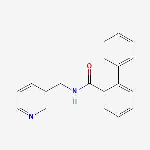 molecular formula C19H16N2O B5791421 N-(3-pyridinylmethyl)-2-biphenylcarboxamide 