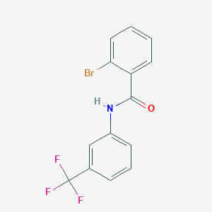 molecular formula C14H9BrF3NO B5791435 2-bromo-N-[3-(trifluoromethyl)phenyl]benzamide CAS No. 2946-72-7