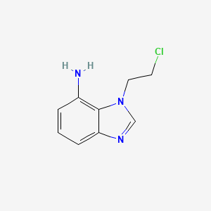 1-(2-chloroethyl)-1H-benzo[d]imidazol-7-amine