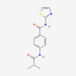 4-(isobutyrylamino)-N-1,3-thiazol-2-ylbenzamide