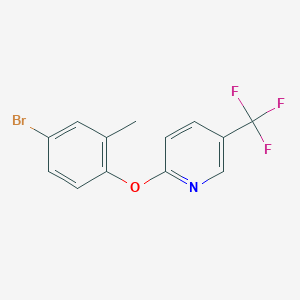 2-(4-bromo-2-methylphenoxy)-5-(trifluoromethyl)pyridine