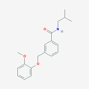 N-isobutyl-3-[(2-methoxyphenoxy)methyl]benzamide