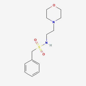 N-[2-(4-morpholinyl)ethyl]-1-phenylmethanesulfonamide