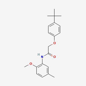 molecular formula C20H25NO3 B5791569 2-(4-tert-butylphenoxy)-N-(2-methoxy-5-methylphenyl)acetamide 