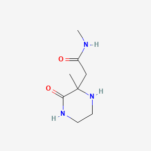 N-Methyl-2-(2-methyl-3-oxopiperazin-2-YL)acetamide