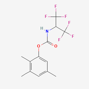 2,3,5-trimethylphenyl [2,2,2-trifluoro-1-(trifluoromethyl)ethyl]carbamate