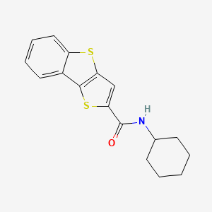 N-cyclohexylthieno[3,2-b][1]benzothiophene-2-carboxamide