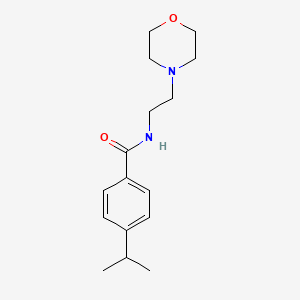 molecular formula C16H24N2O2 B5791685 4-isopropyl-N-[2-(4-morpholinyl)ethyl]benzamide 