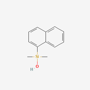 molecular formula C12H14OSi B579171 Dimethyl(naphthalen-1-YL)silanol CAS No. 17950-90-2