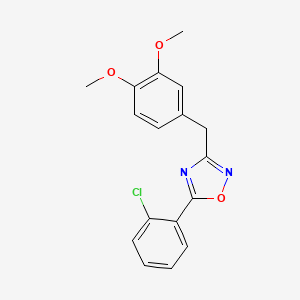 5-(2-chlorophenyl)-3-(3,4-dimethoxybenzyl)-1,2,4-oxadiazole