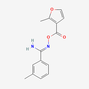 molecular formula C14H14N2O3 B5791742 3-methyl-N'-[(2-methyl-3-furoyl)oxy]benzenecarboximidamide 