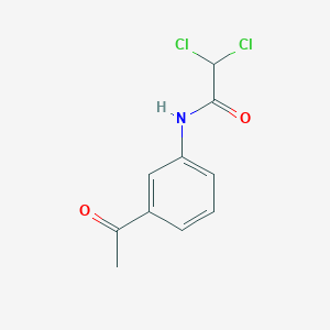 molecular formula C10H9Cl2NO2 B5791762 N-(3-acetylphenyl)-2,2-dichloroacetamide 