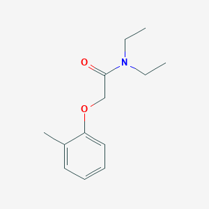 molecular formula C13H19NO2 B5791777 N,N-diethyl-2-(2-methylphenoxy)acetamide 