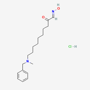 molecular formula C18H29ClN2O2 B5791790 10-[benzyl(methyl)amino]-2-oxodecanal oxime hydrochloride 