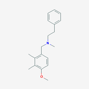 molecular formula C19H25NO B5791795 (4-methoxy-2,3-dimethylbenzyl)methyl(2-phenylethyl)amine 