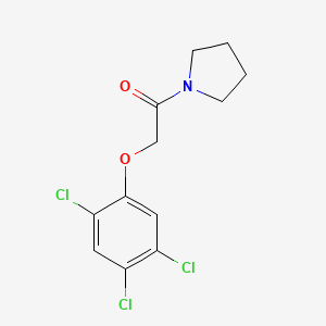 molecular formula C12H12Cl3NO2 B5791809 1-[(2,4,5-trichlorophenoxy)acetyl]pyrrolidine 