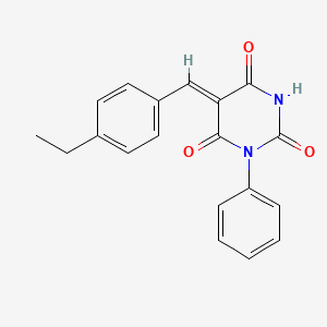 5-(4-ethylbenzylidene)-1-phenyl-2,4,6(1H,3H,5H)-pyrimidinetrione