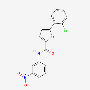 molecular formula C17H11ClN2O4 B5791830 5-(2-chlorophenyl)-N-(3-nitrophenyl)-2-furamide CAS No. 199458-86-1