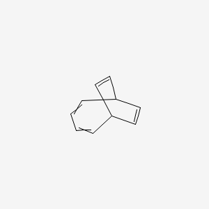 molecular formula C10H10 B579184 Bicyclo[4.2.2]deca-2,4,7,9-tetraene CAS No. 15677-13-1