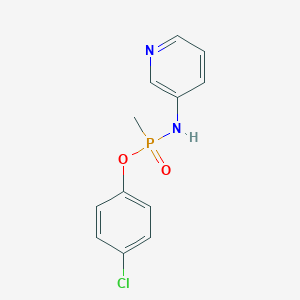 4-chlorophenyl P-methyl-N-3-pyridinylphosphonamidoate