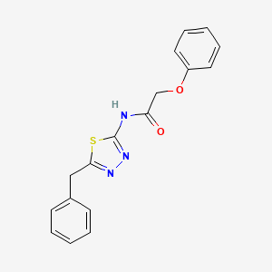 N-(5-benzyl-1,3,4-thiadiazol-2-yl)-2-phenoxyacetamide