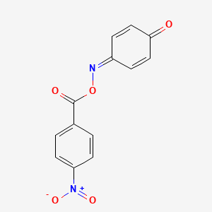 molecular formula C13H8N2O5 B5791883 benzo-1,4-quinone O-(4-nitrobenzoyl)oxime 