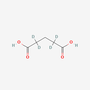 molecular formula C5H8O4 B579194 Pentanedioic-2,2,4,4-d4 acid CAS No. 19136-99-3
