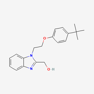 {1-[2-(4-tert-butylphenoxy)ethyl]-1H-benzimidazol-2-yl}methanol