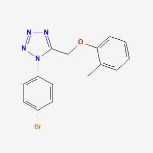 1-(4-bromophenyl)-5-[(2-methylphenoxy)methyl]-1H-tetrazole