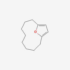 molecular formula C12H18O B579205 13-Oxabicyclo[8.2.1]trideca-1(12),10-diene CAS No. 18128-29-5
